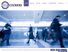 Tablet Screenshot of pearlcouriers.co.uk